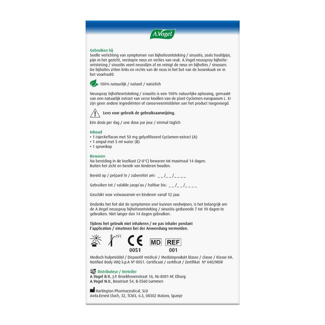 A. Vogel Bijholte Onsteking Neusspray 50 gr