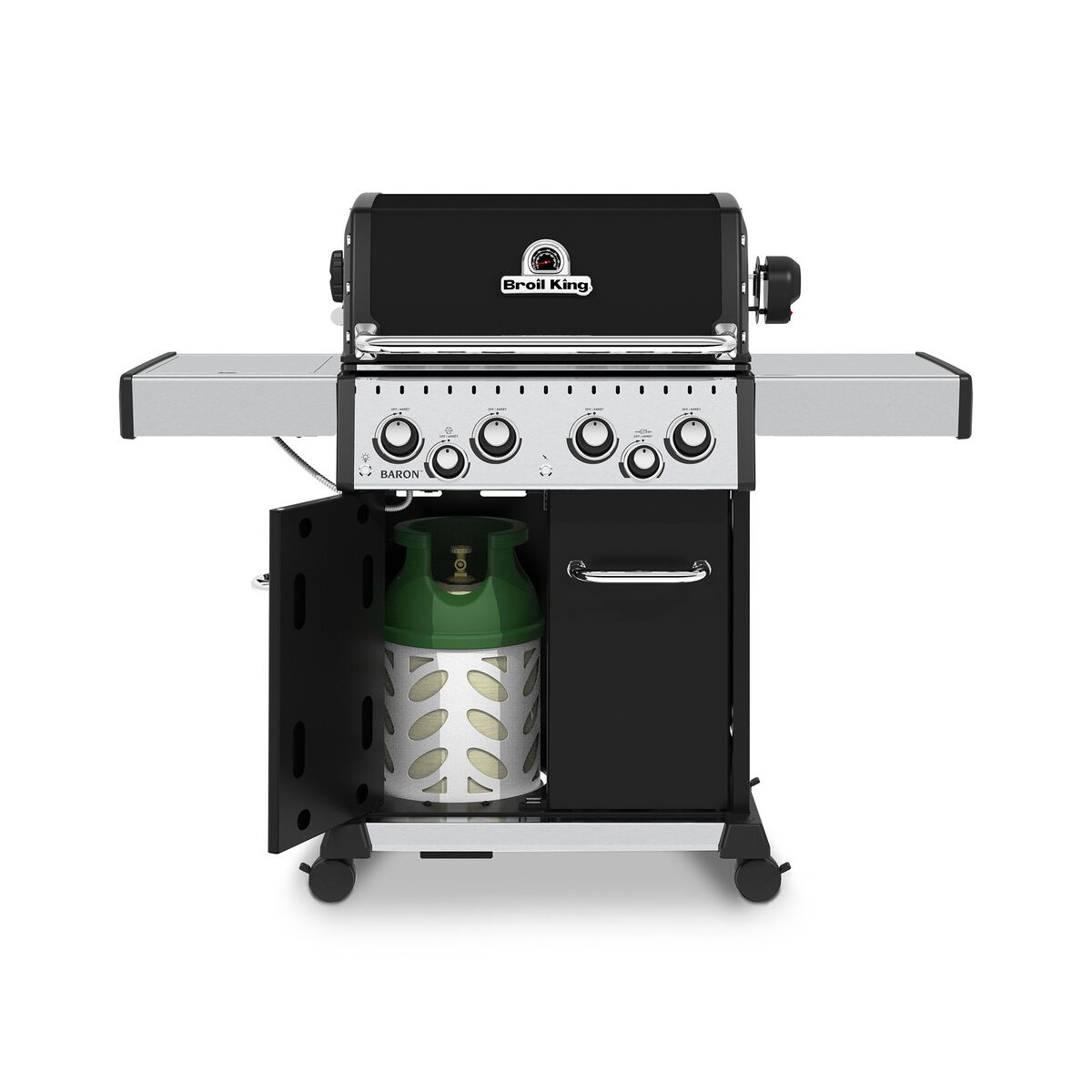 Baron 490 gassgrill, svart