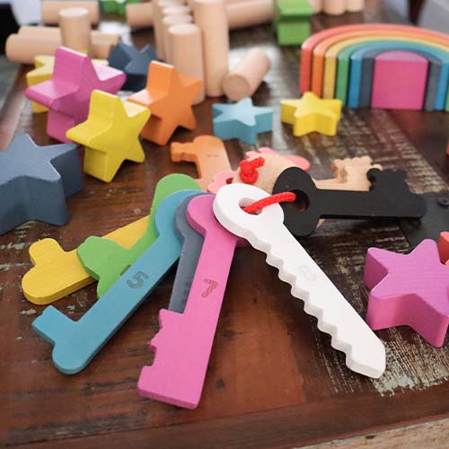 Tickit speelfiguren sleutels - 12st