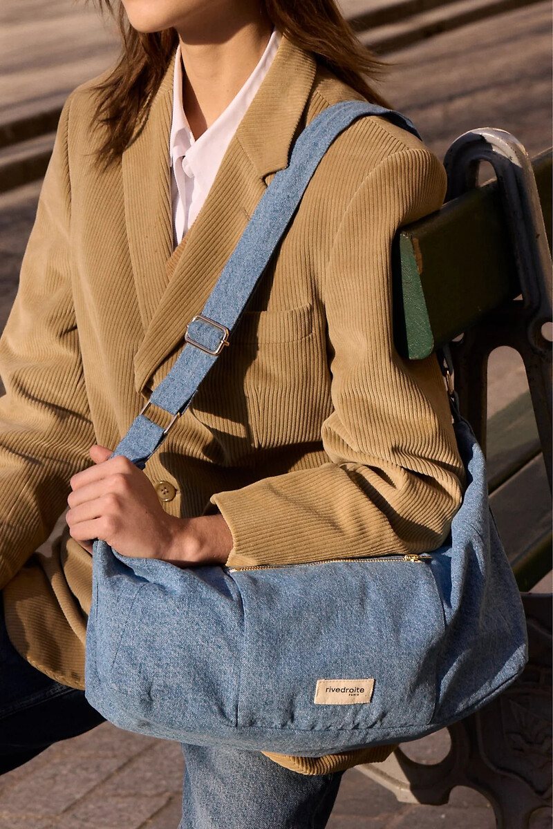 RIVDROITE<br>Bolsa de ombro de lona CHARLOT