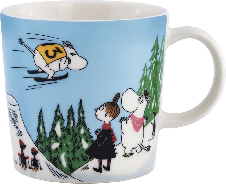 Iittala Moomin Arabia krus 30 cl, Skihop Multifarvet