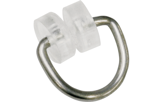 Berger T-Rollring transparent/ metall