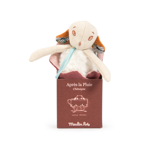 Peluche petit mouton Châtaigne Après la pluie - MOULIN ROTY