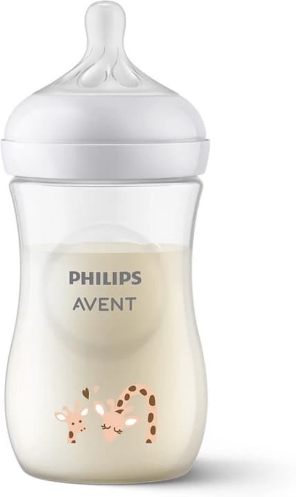 Philips Avent SCY903/66 Natural Response-sutteflaske, 260 ml, giraf