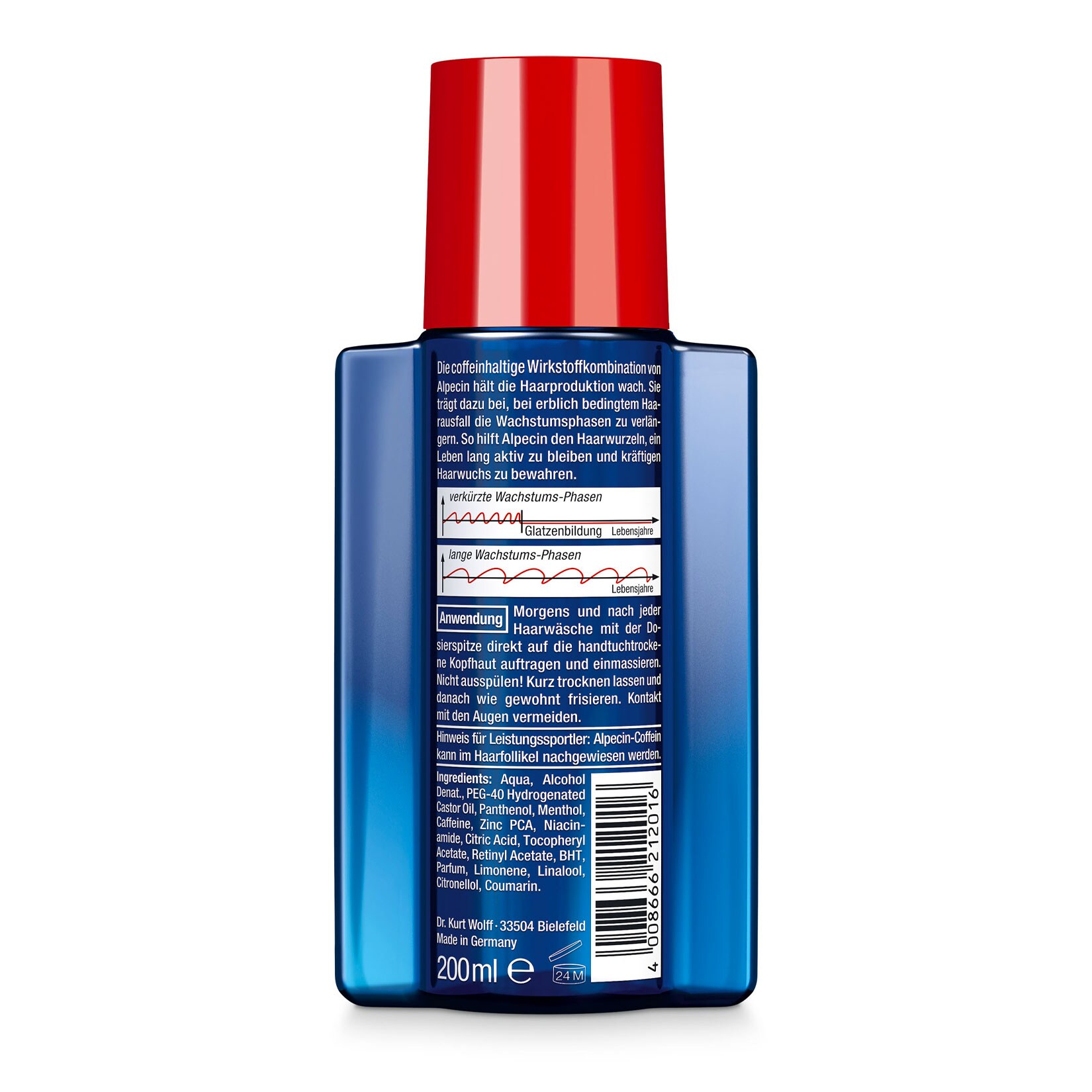 Alpecin Coffein Liquid 200 ml, 6er Pack
