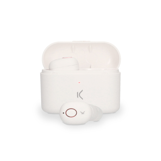 Fones de ouvido sem fio Ksix com até 12 horas de duração e cancelamento passivo de ruído.