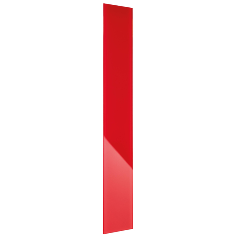 Magnetoplan Glas-Magnettafel, rot, 10 x 60 cm