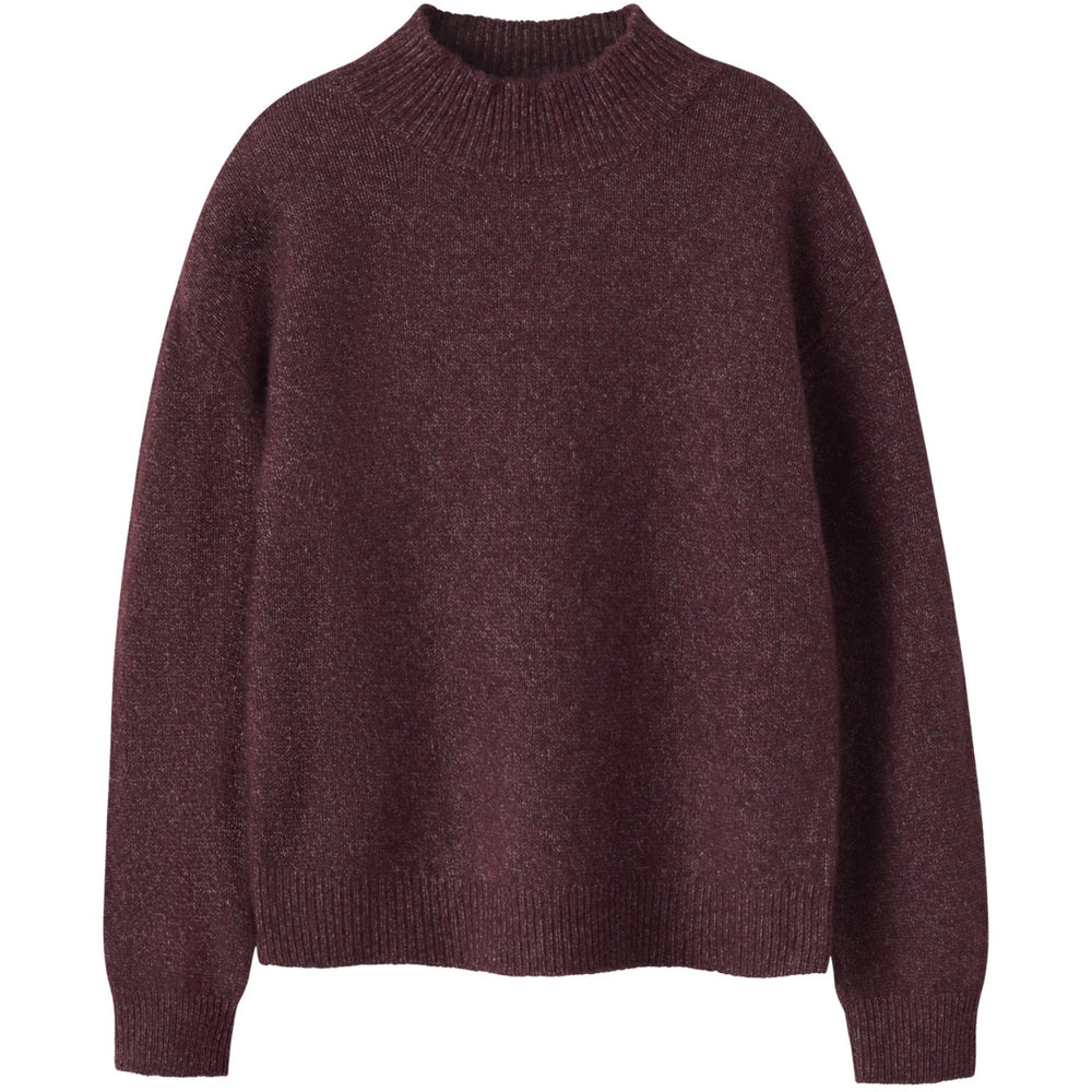 Køb Name It Burgundy Nkfvemmie Ls Strik