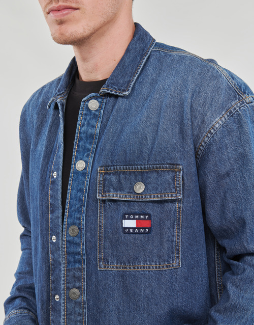 Tommy Jeans - TJM CLASSIC DENIM OVERSHIRT Azul