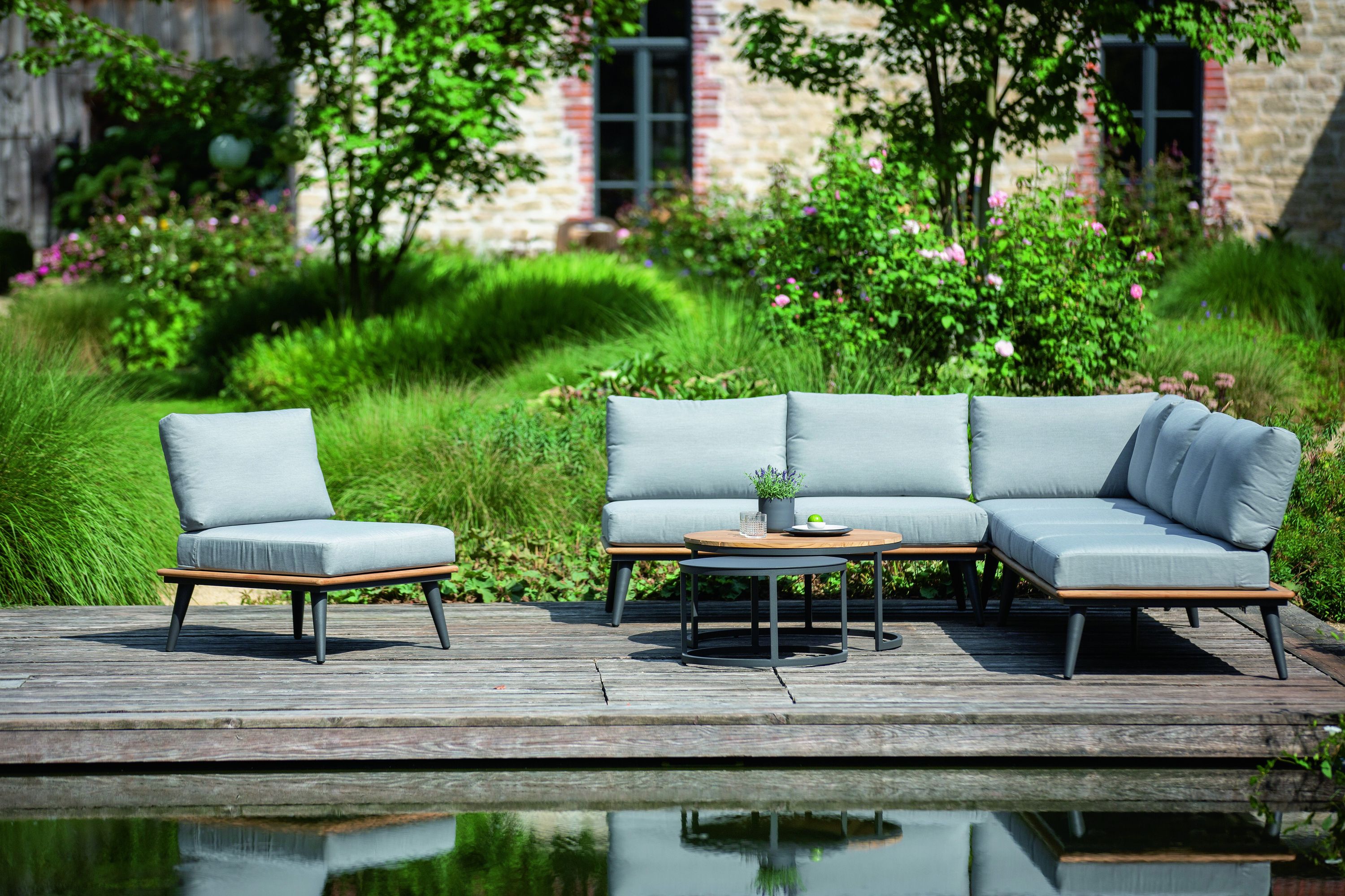 Gartensofa 3-Sitzer SERRA