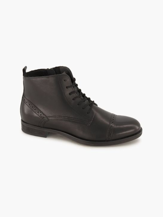 5th Avenue Schnür-Stiefelette Schwarz