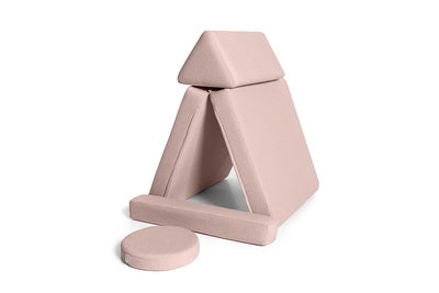 Shappy Play Byggbar Lenestol 80x80 cm, Soft Pink