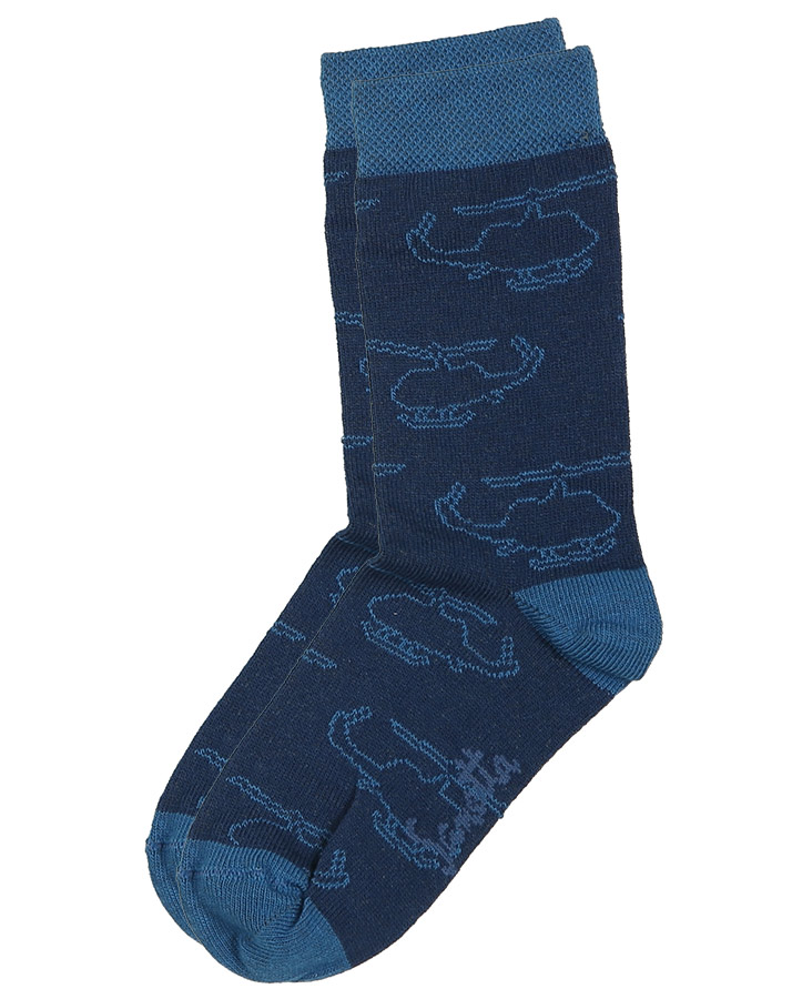 Socken CAMOUFLAGE 4er-Pack in blau/grün