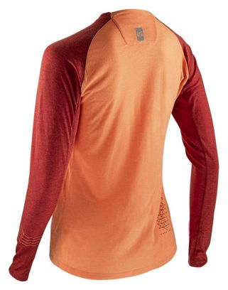 Maillot Manches Longues Femme Leatt MTB AllMtn 3.0 Orange