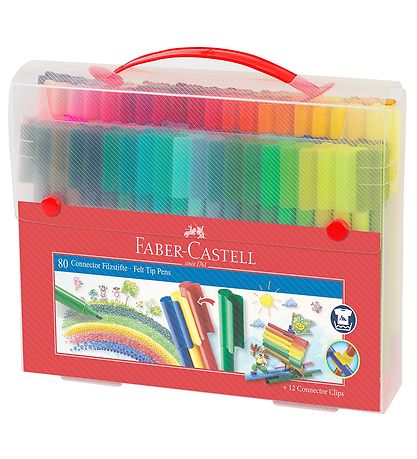 Faber-Castell Tuschen - Hülle - 80 st. - Multi
