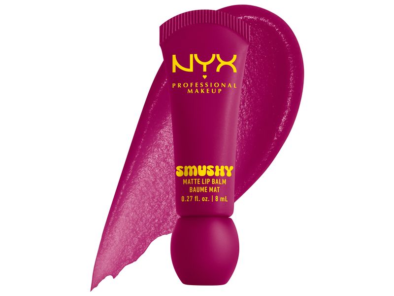 NYX Professional Makeup Smushy Matte Lip Balm 12 Silly Slip Vegane Lippenpflege für samtweiche, matte Lippen