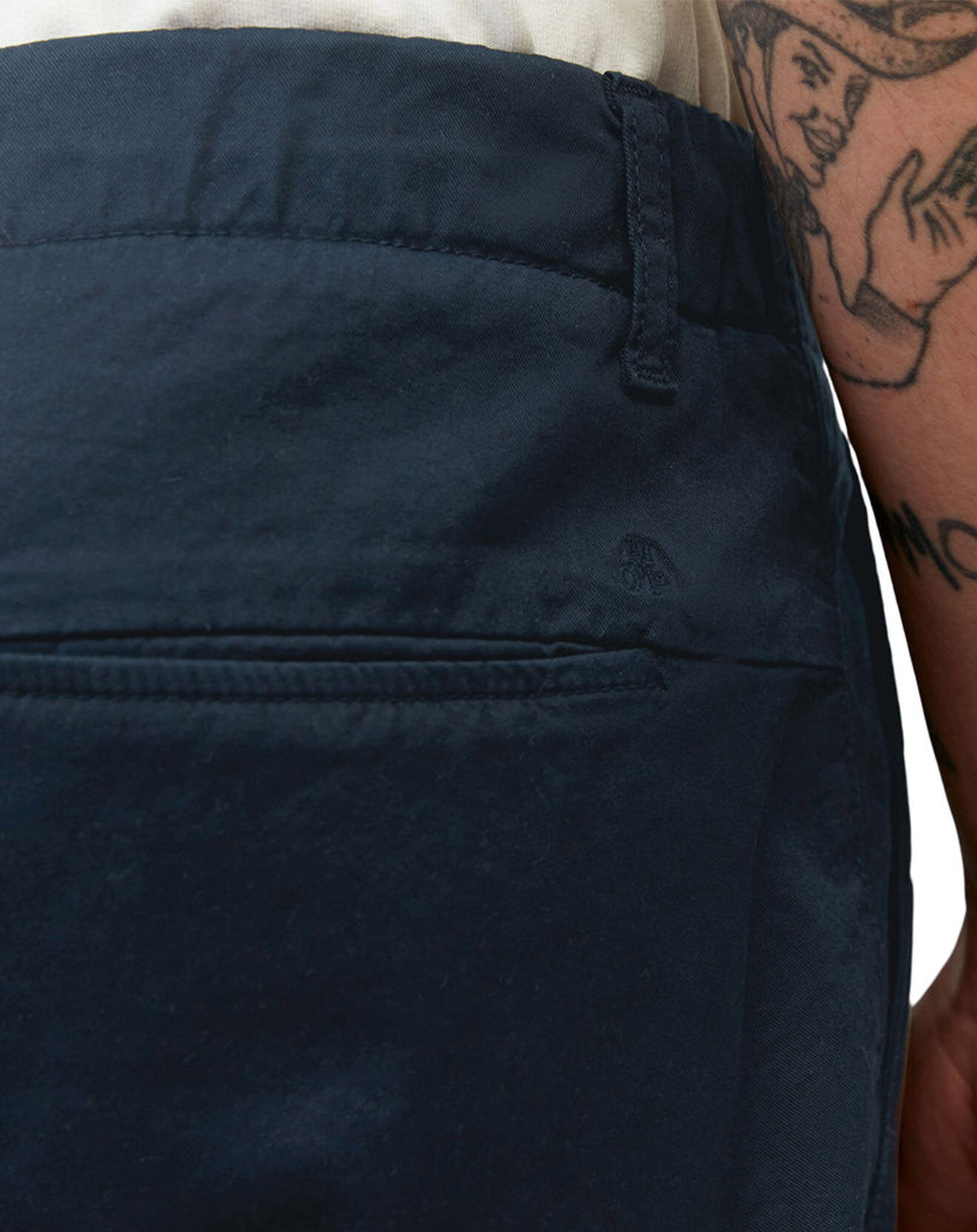 Marc O'Polo Pantalon Belsbo Jogger Coton Organic bleu marine