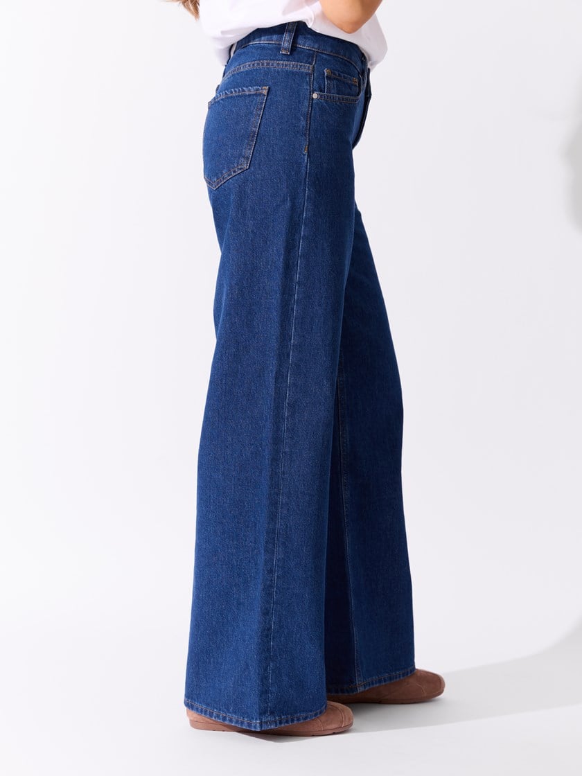 Estelle wide jeans Stonewashed