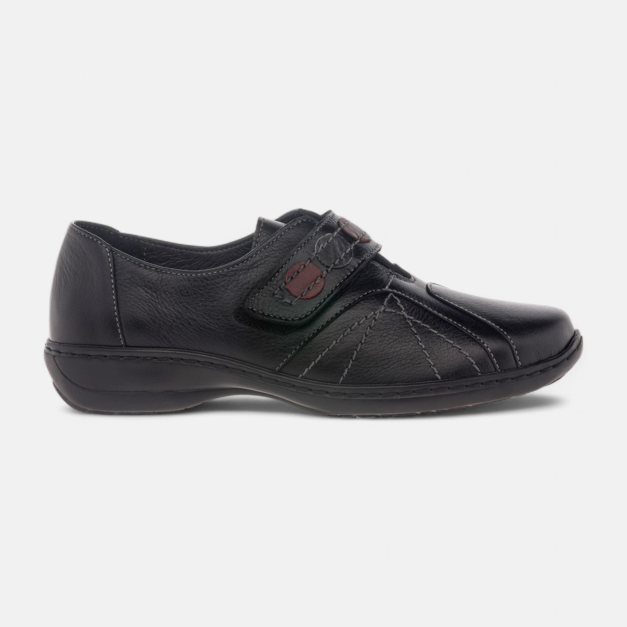 Escarpins pieds sensibles Femme en cuir noir