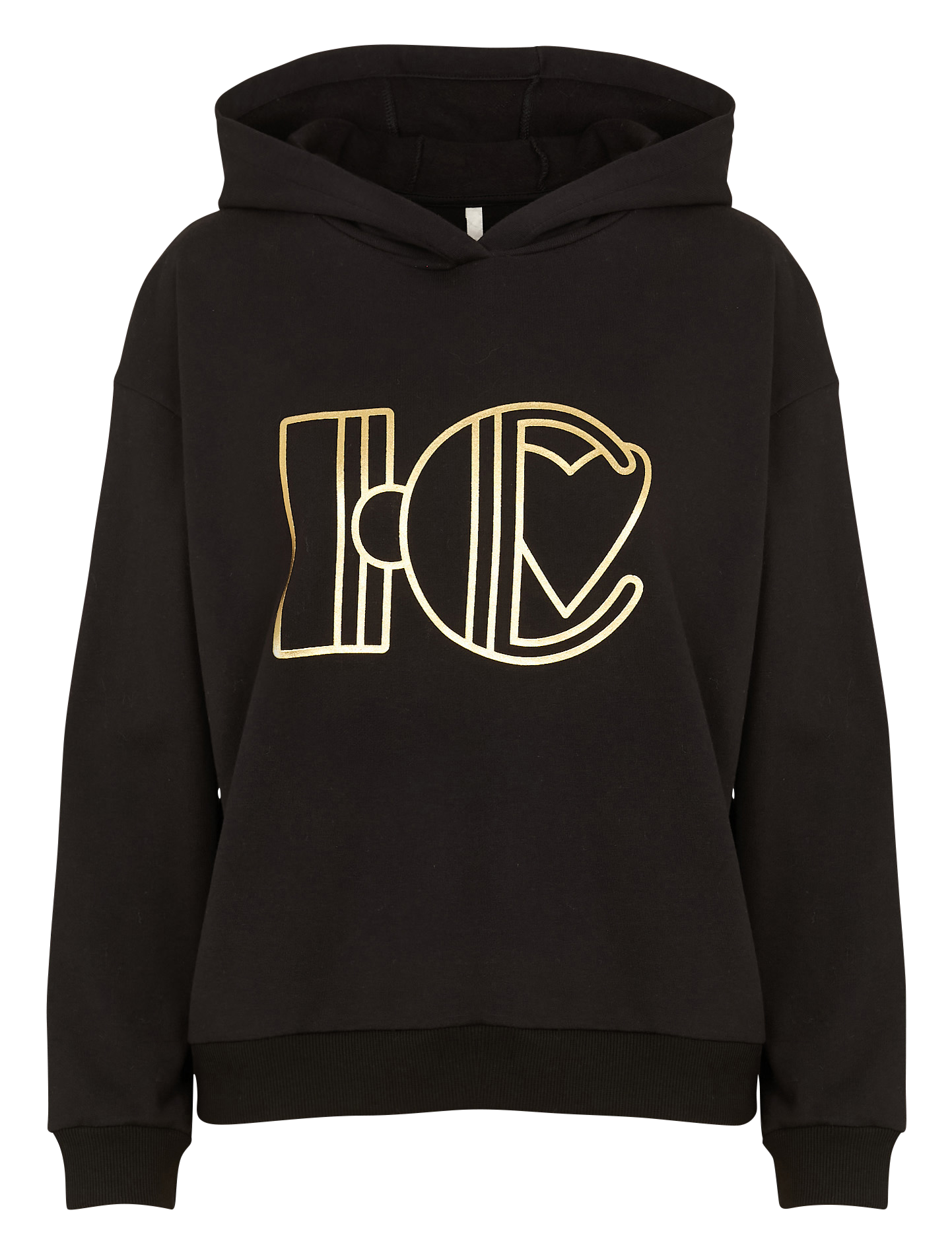 Sweat sérigraphié en coton | Noir