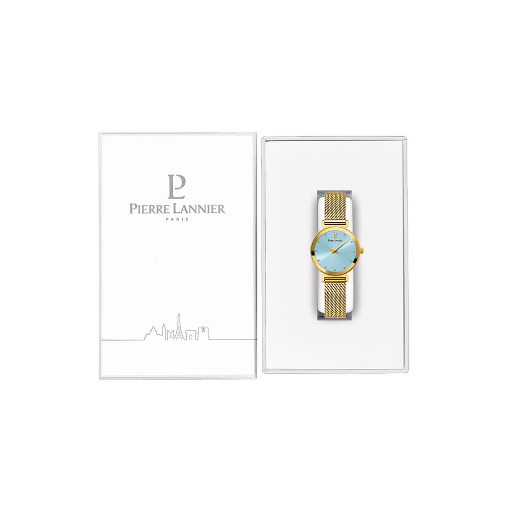 Montre Pierre Lannier Ligne Pure Bleu