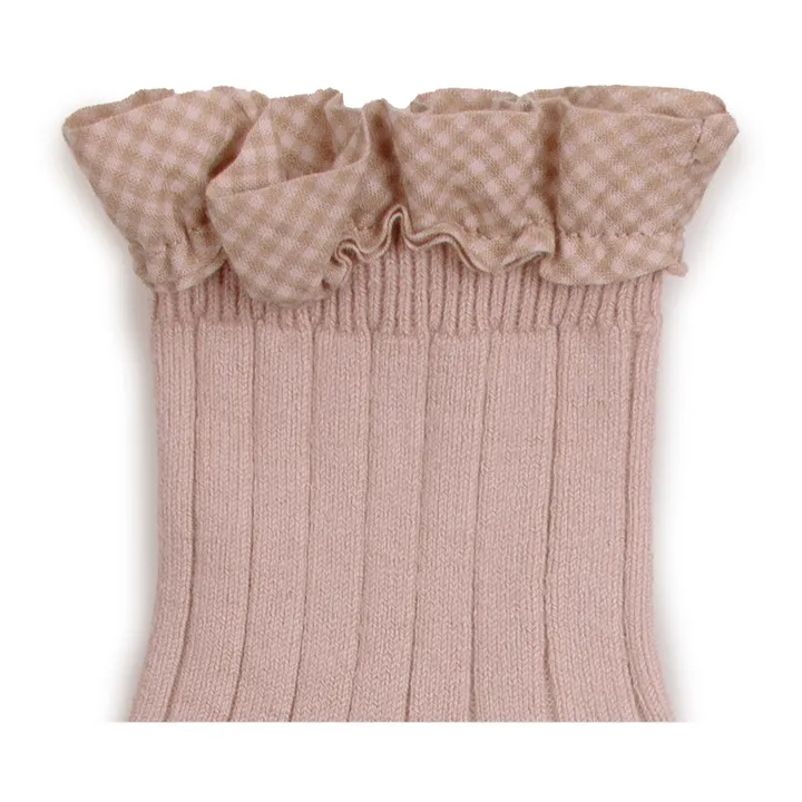 Collégien Chaussettes Brigitte | Vieux Rose