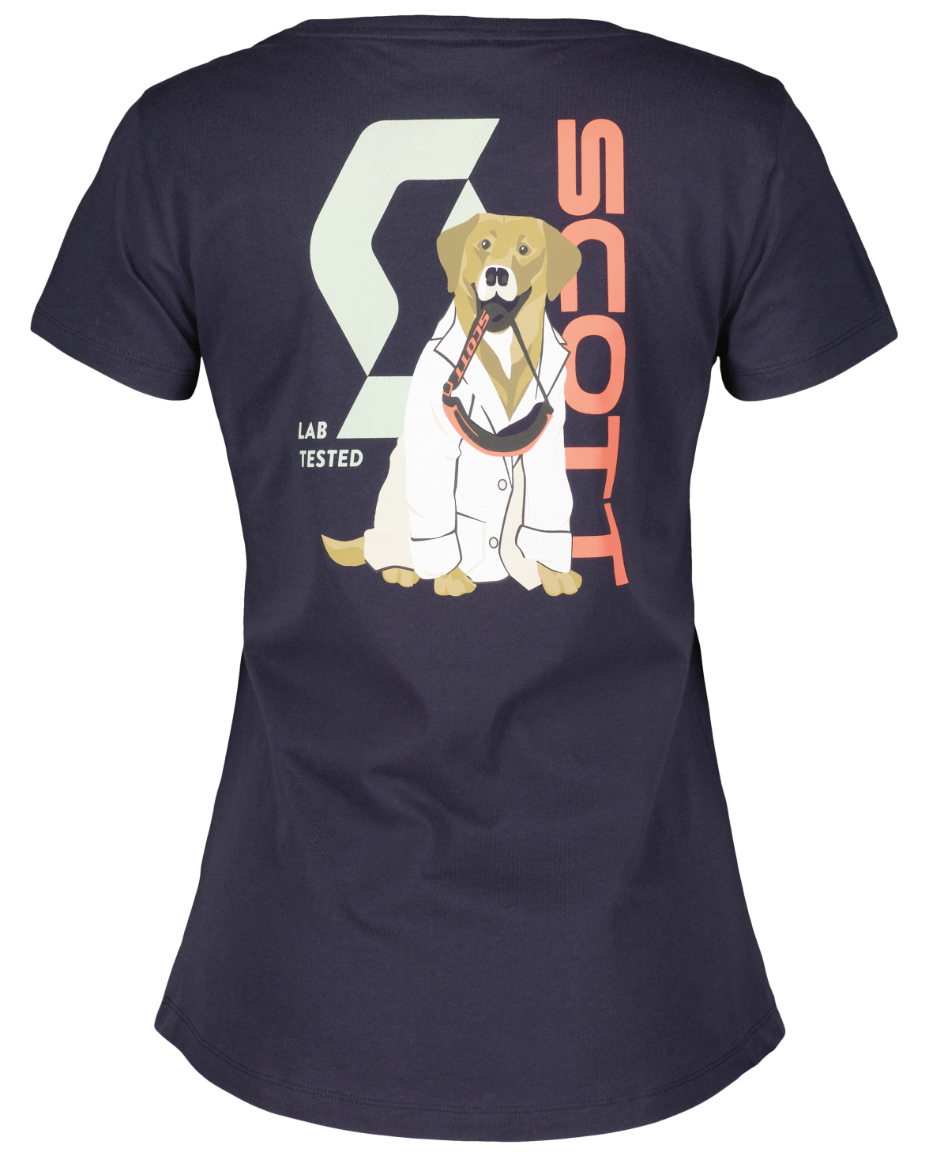 SCOTT Retro SS T-shirt til Kvinder, Blå