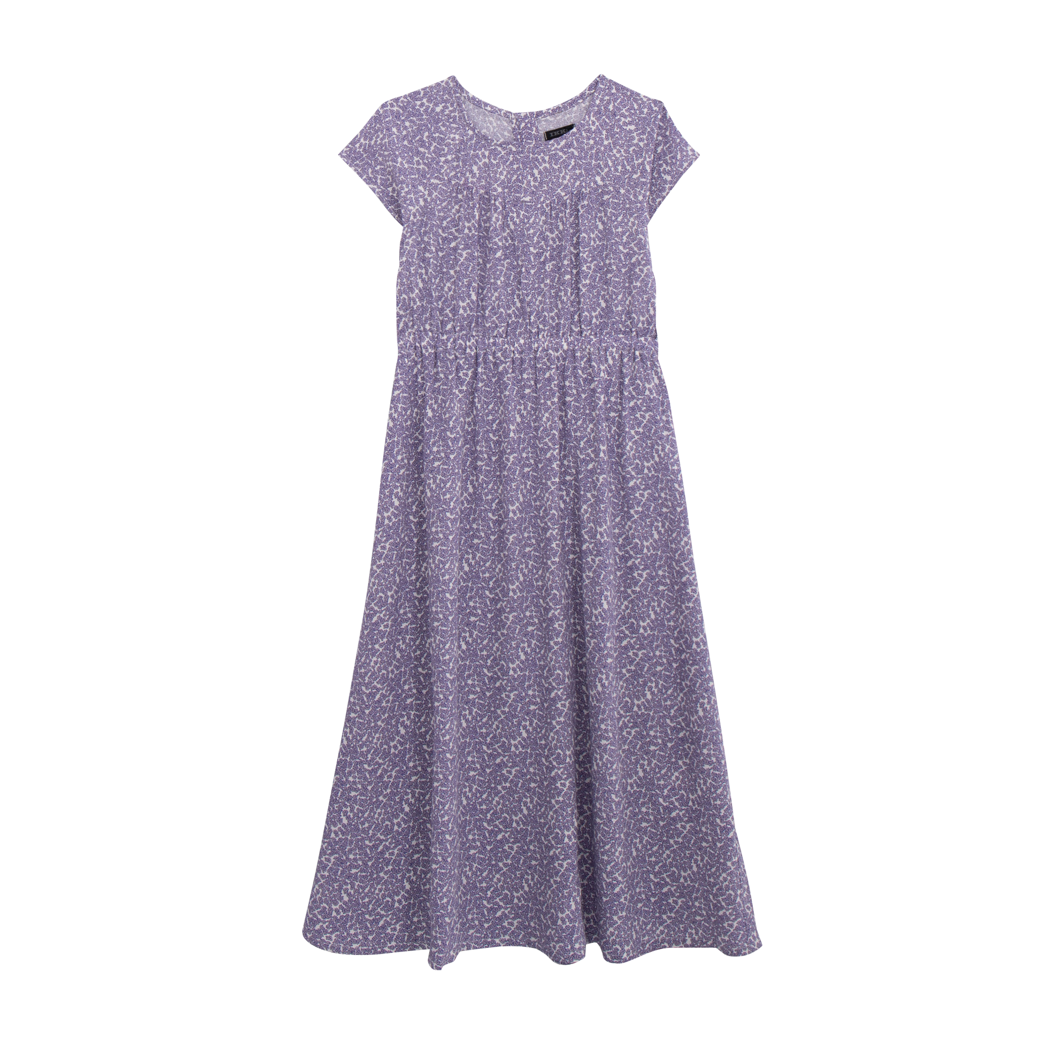 Robe longue imprimée| Violet