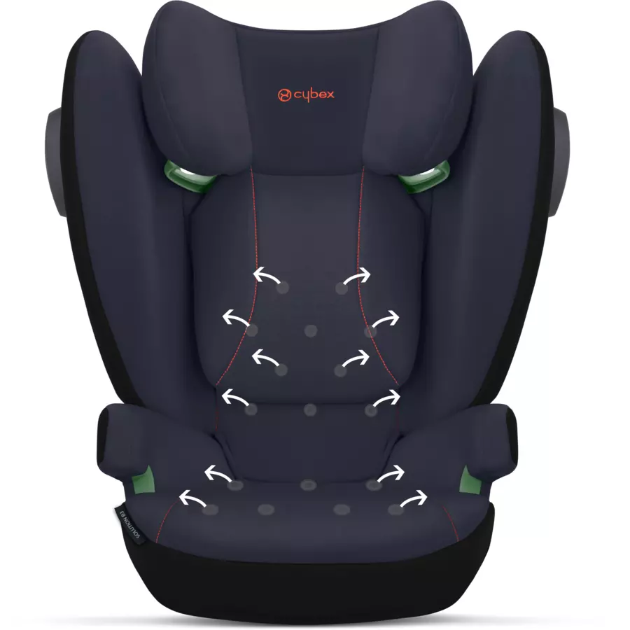 cybex Silver Kindersitz Solution B3 I-Fix Bay Blue