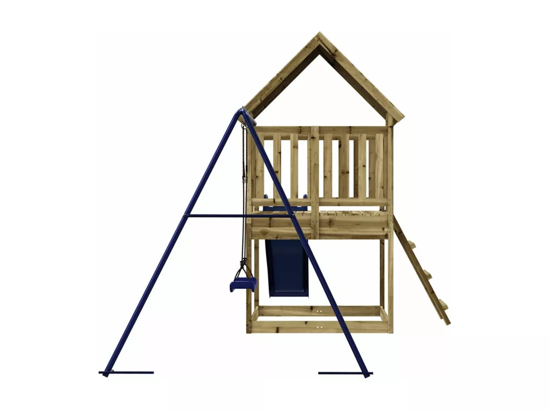 Aire de jeux d'extérieur bois de pin imprégné