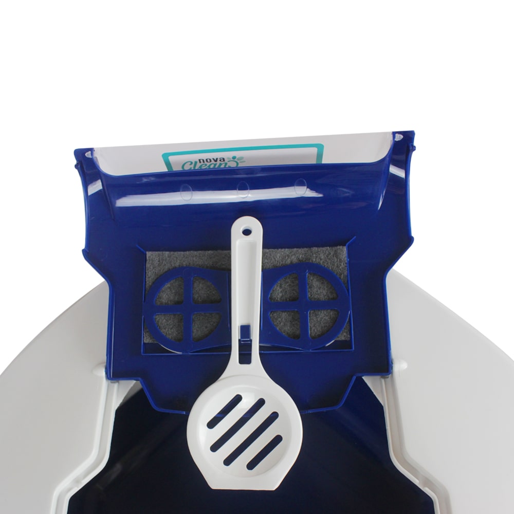 Caixa de areia de canto Nova Clean Alpha para gatos