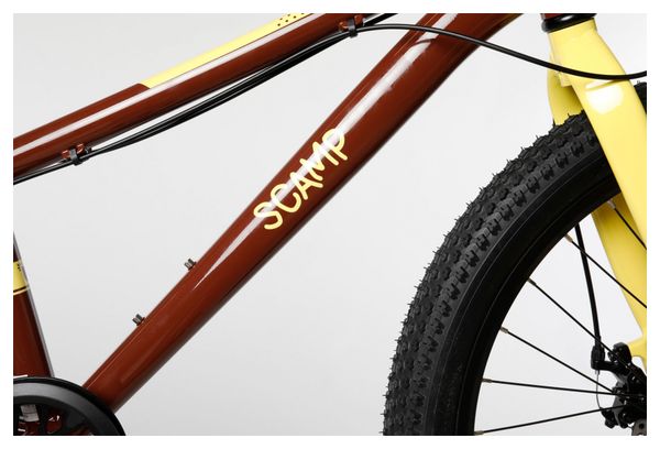 VTT Enfant Scamp HighFox microSHIFT Mezzo 8V 24'' Marron Jaune