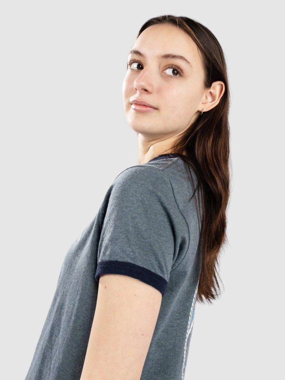 Patagonia Chouinard Crest Ringer Responsibili T-Shirt nouveau green