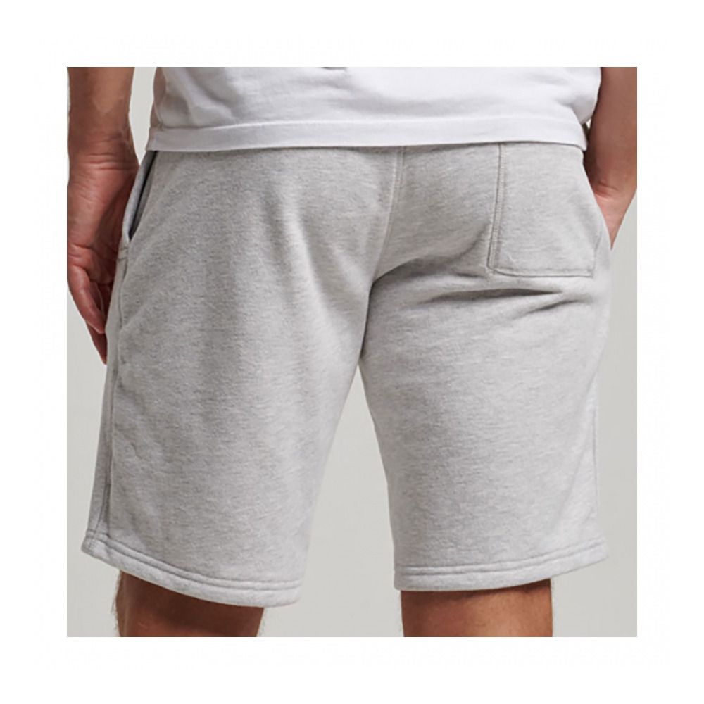 Superdry VLE JERSEY - Short Homme glacier grey marl