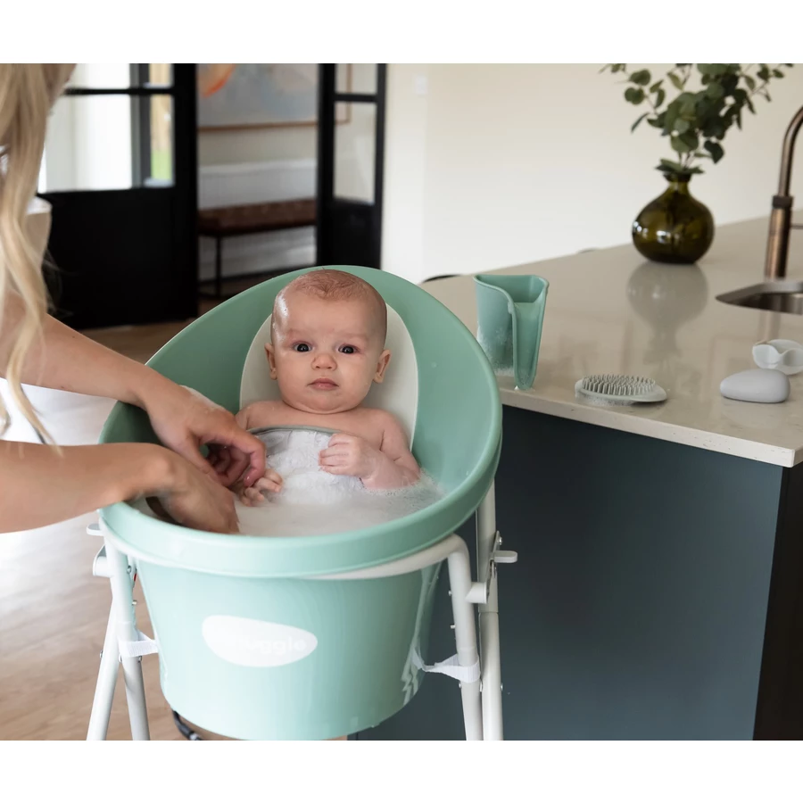 shnuggle Babybadewanne Shnuggle Babybadewanne eucalyptus, hellgrau