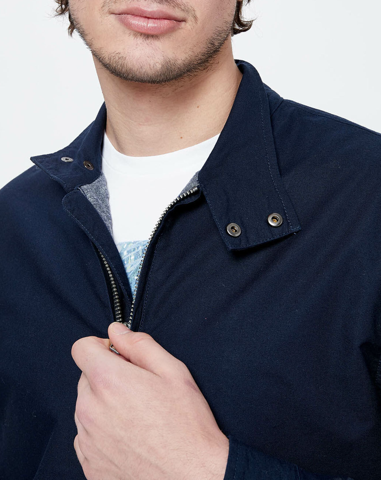 Pepe Jeans Blouson bimatière denim Tilos bleu marine