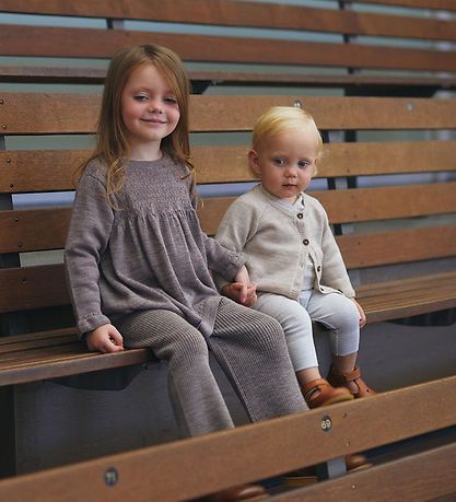Copenhagen Colors Cardigan - Wolle - Pale Cream Melange