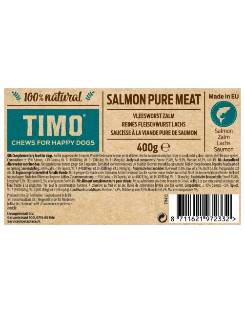 Timo Vleesworst Zalm - Hondensnacks