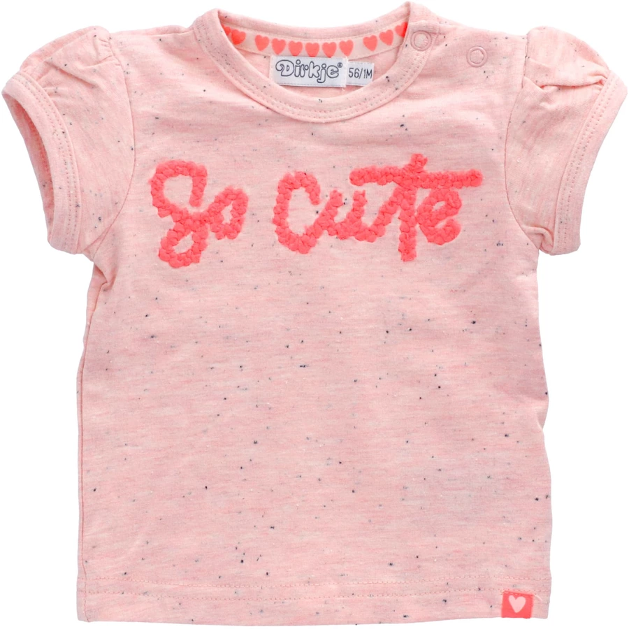 Dirkje 2tlg Set Shirt + Hose Frühling, Sommer weiß rosa