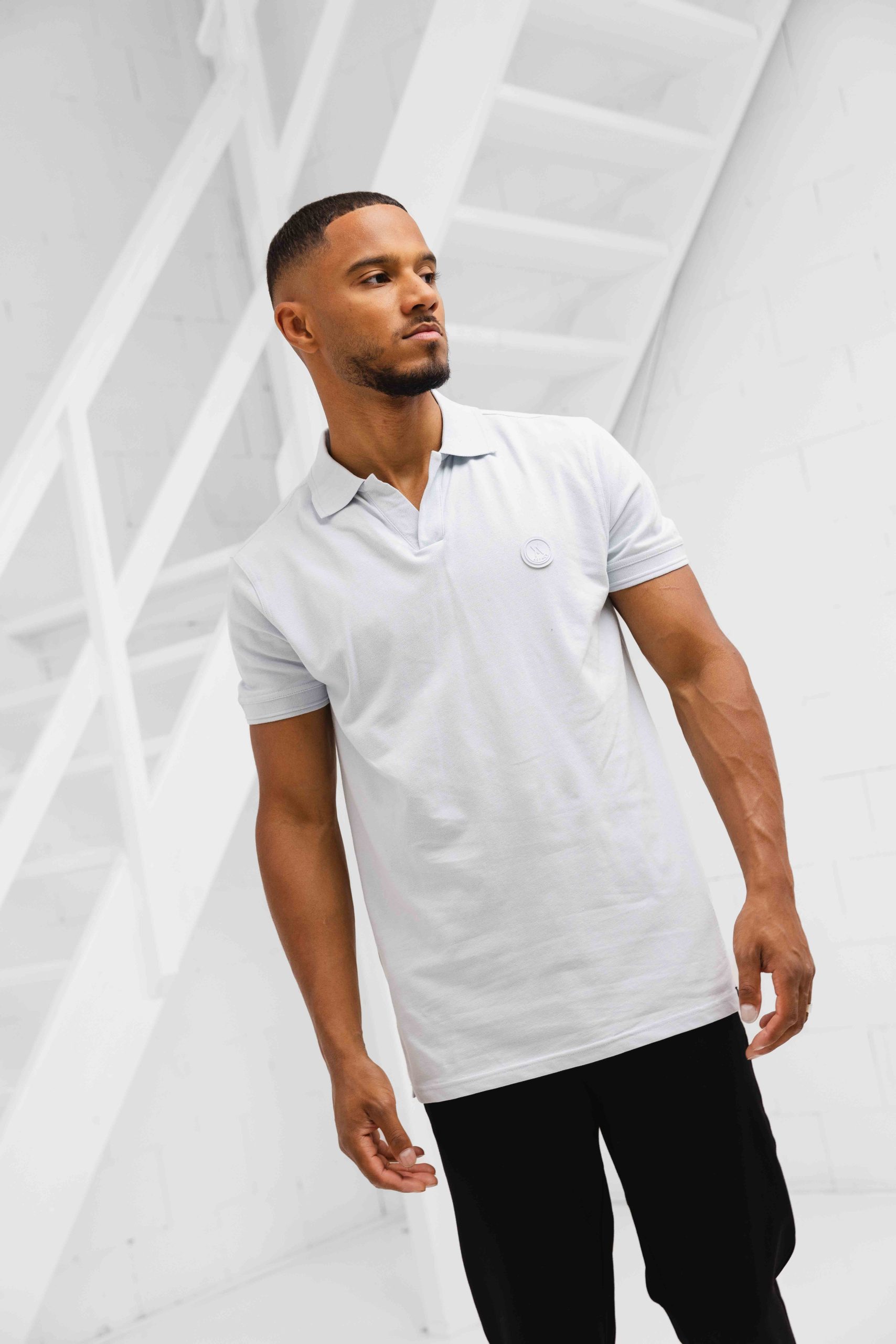Aspact Leather 2.0 Polo Heren Blauw