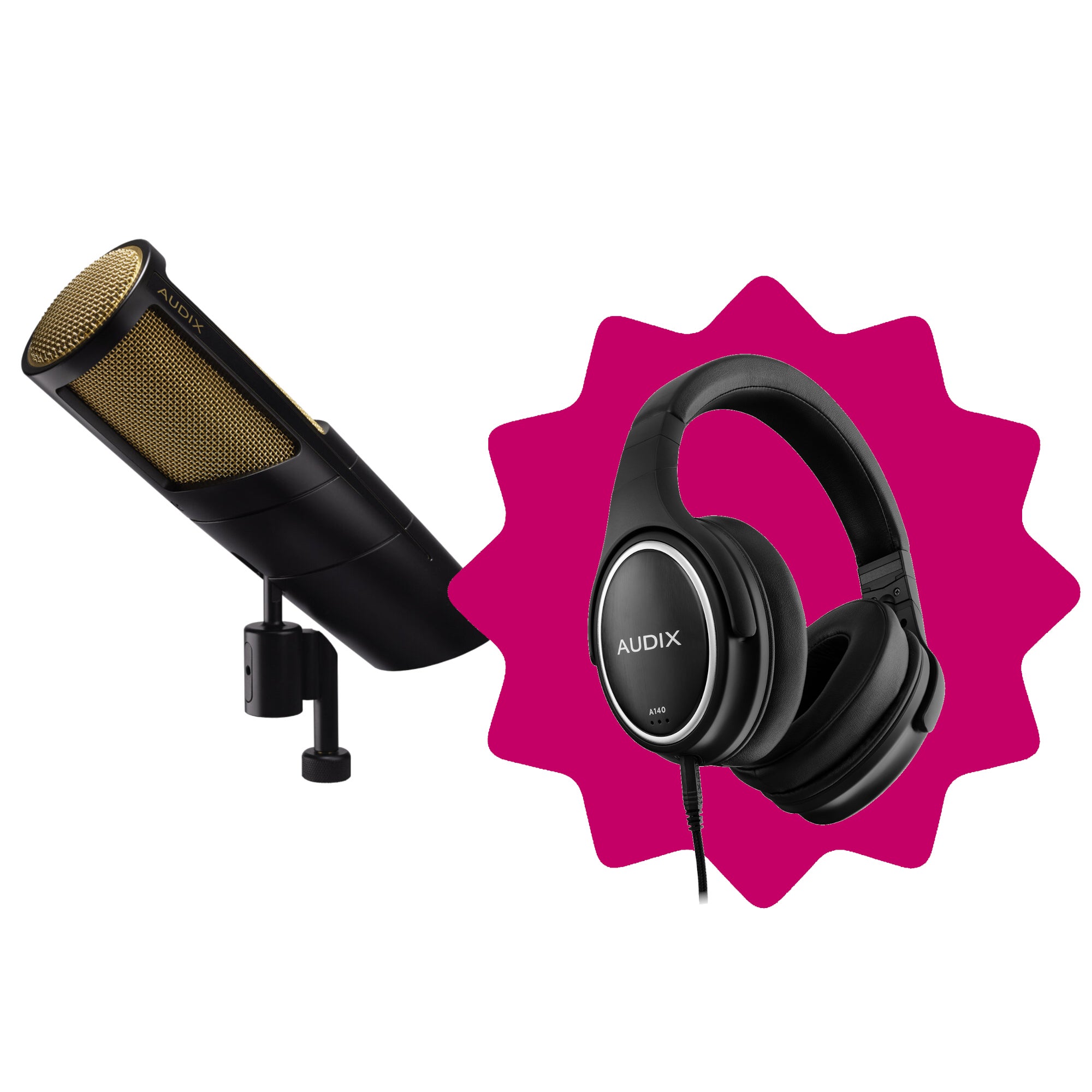 Audix PDX720SE microfoon met A140 koptelefoon