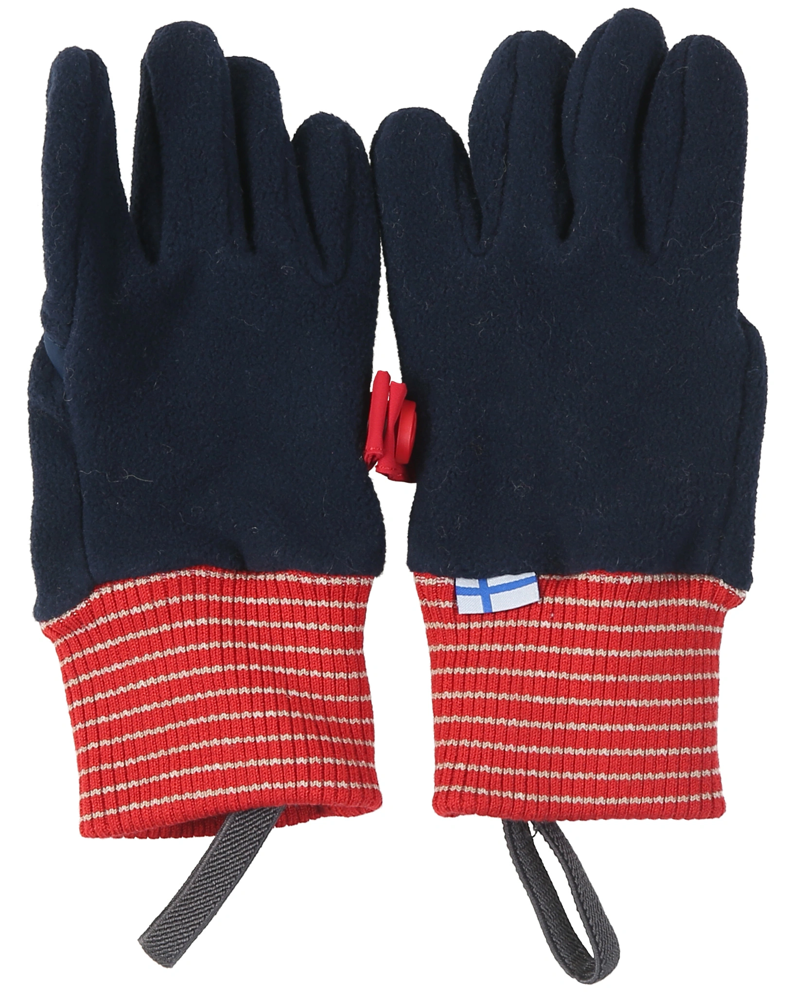 Fleece-Fingerhandschuhe SORMIKAS in navy/red