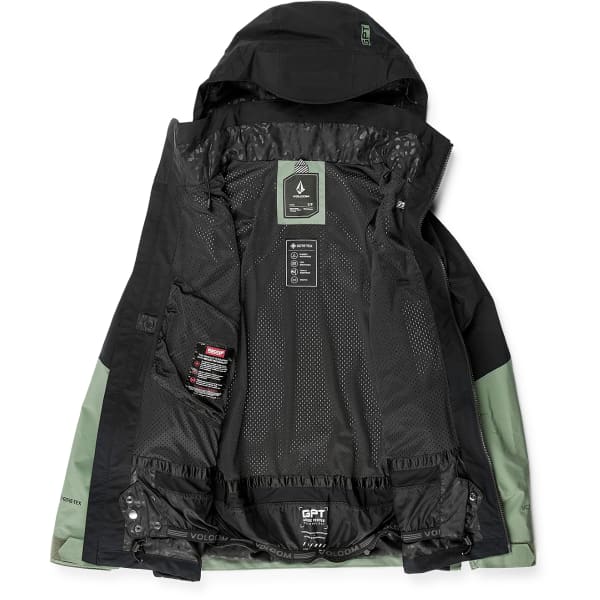 Veste de ski VOLCOM AT STRETCH GORE-TEX JACKET LICHEN GREEN