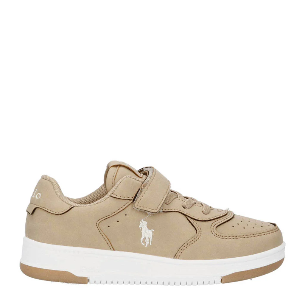Ralph Lauren Masters Court PS Schoolkind suède sneakers beige