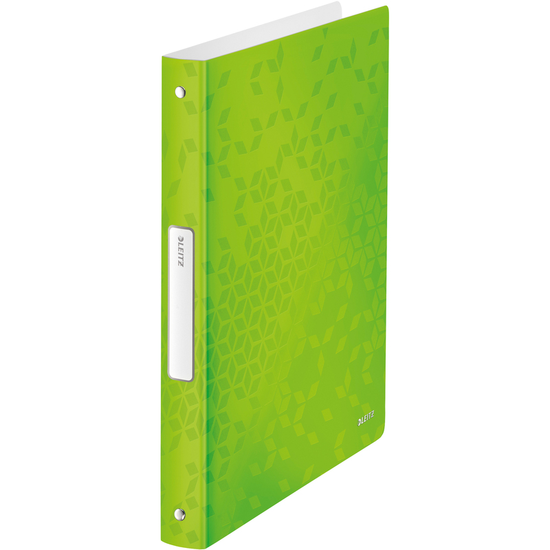 Leitz Ringbuch WOW, Kunststoff, A4, 3.2 cm, grün
