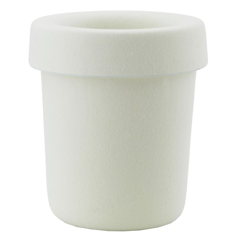 Normann Copenhagen Hide Office prullenbak Off Cream