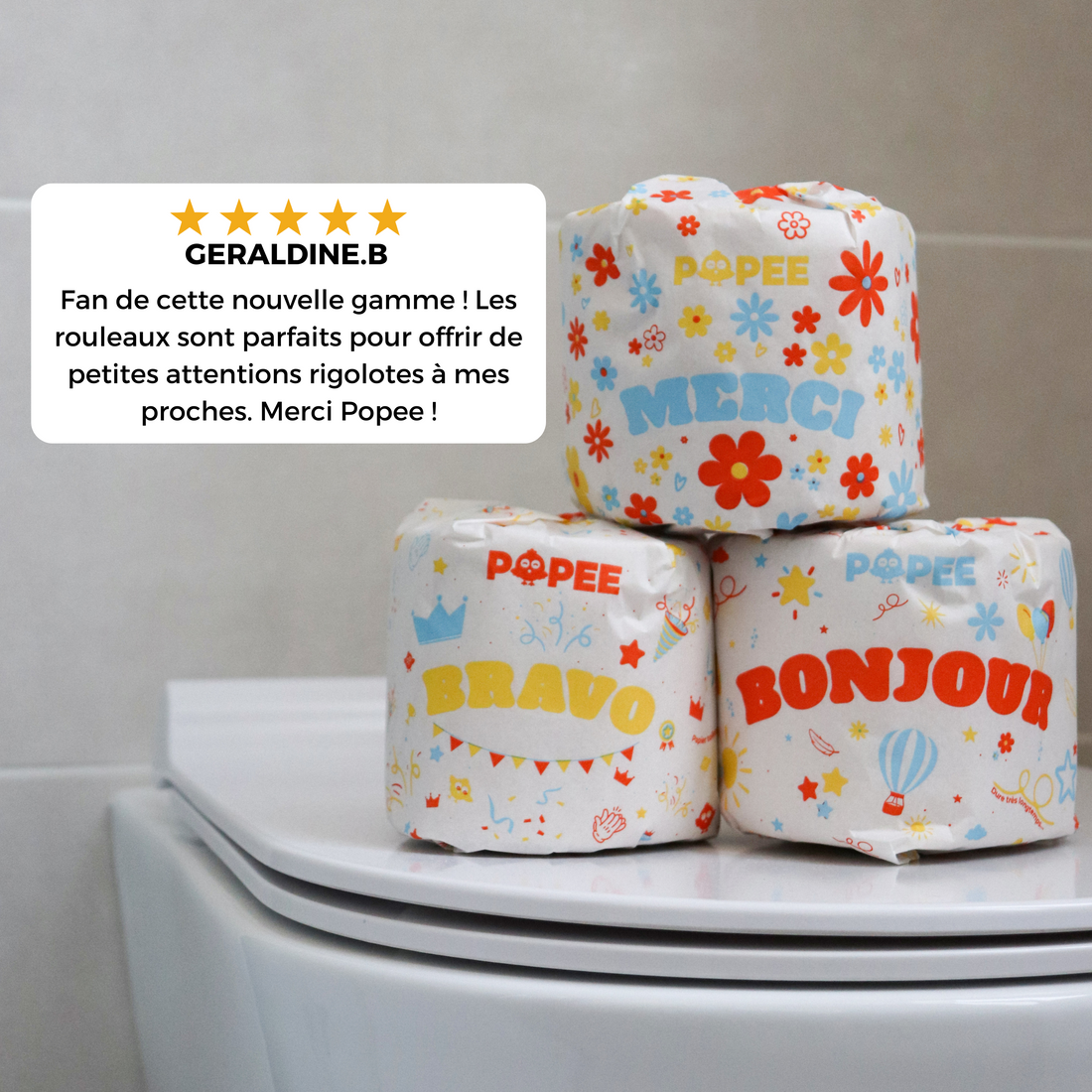 24 rouleaux DÉCOS - Enfin du beau papier toilette 🧻