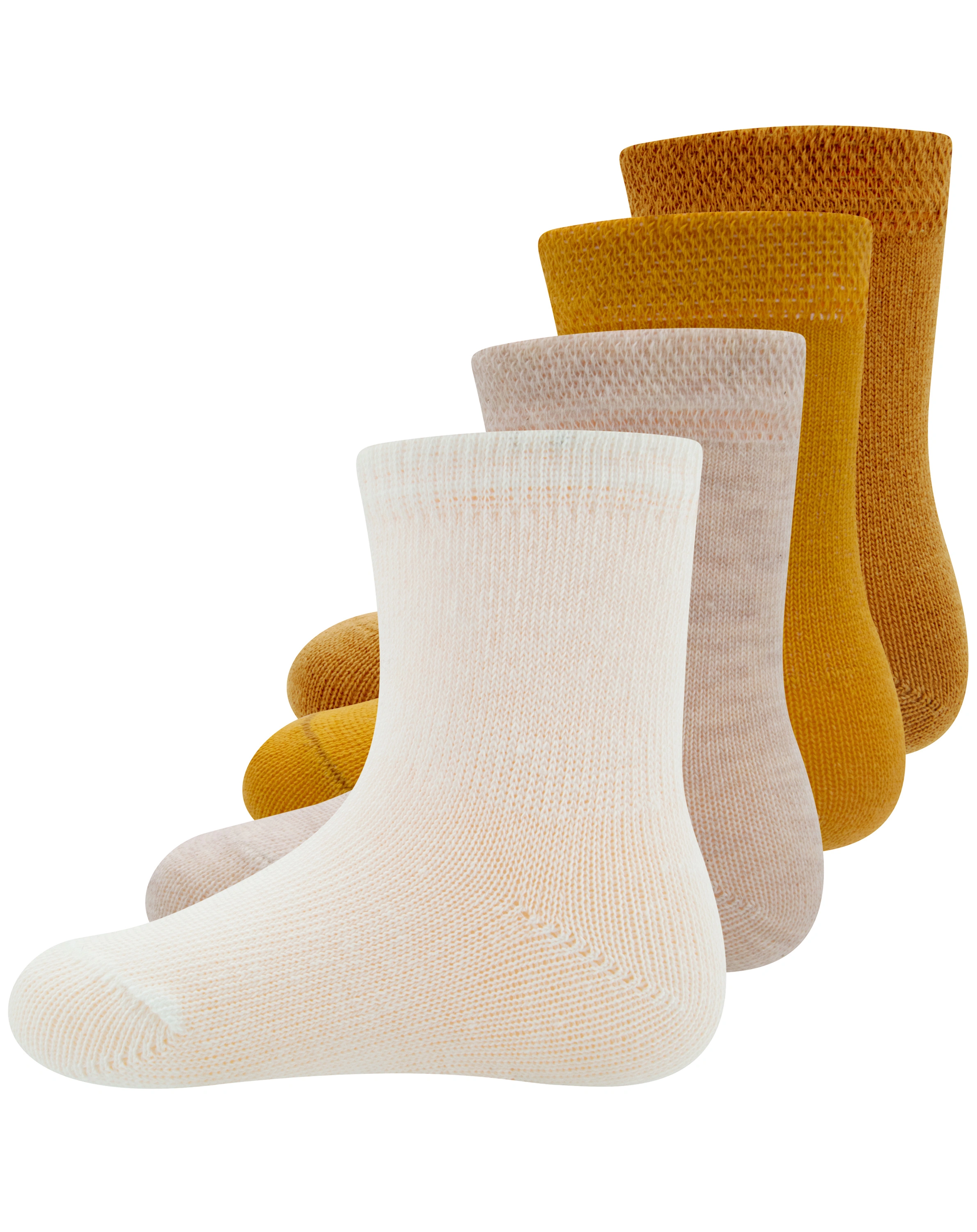 Socken UNI COLOUR 4er Pack in natur/honig