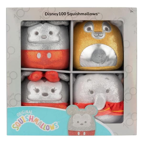 Squishmallows Disney100 4-pack 13cm