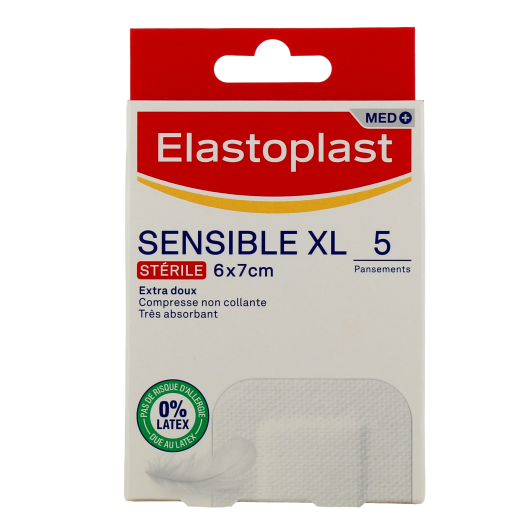 Elastoplast MED+ Pansement stérile - Peau sensible, haute tolérance